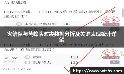 火箭队与黄蜂队对决数据分析及关键表现统计详解